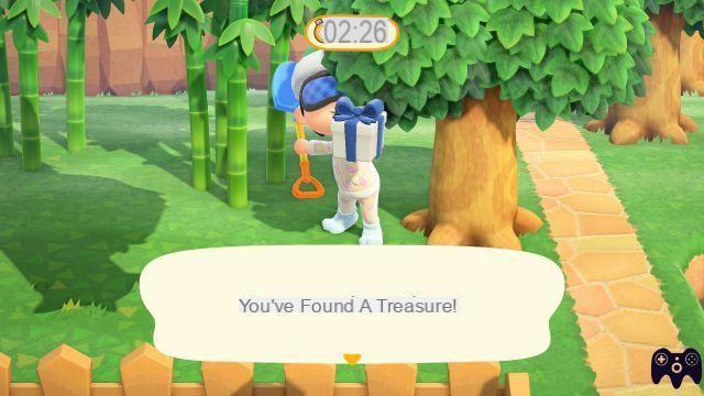 La búsqueda del tesoro – Animal Crossing New Horizons