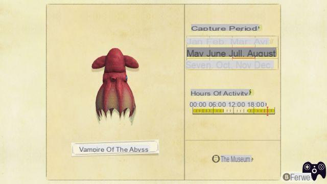 Lista completa de criaturas marinhas – Animal Crossing New Horizons