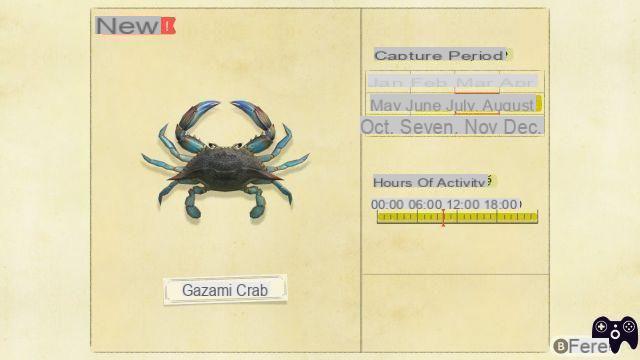 Lista completa de criaturas marinas – Animal Crossing New Horizons
