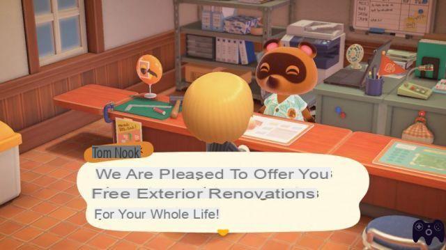 Cambia gratuitamente il design della tua casa: Animal Crossing New Horizons