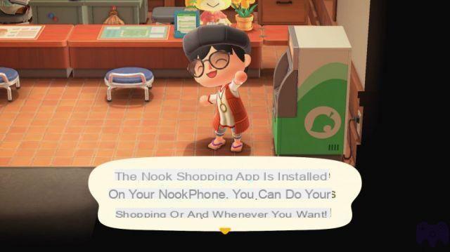 Desbloquea la aplicación Nook Shopping – Animal Crossing New Horizons