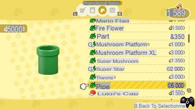 Obtendo itens com tema de Mario – Animal Crossing New Horizons